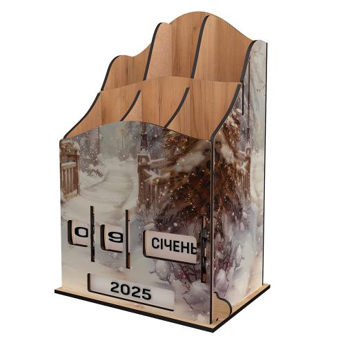 Вечный календарь Времена года с органайзером, №429, Oak-11