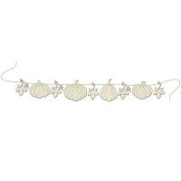 Паперова гірлянда Гарбузи FDCHG-001, Milk  