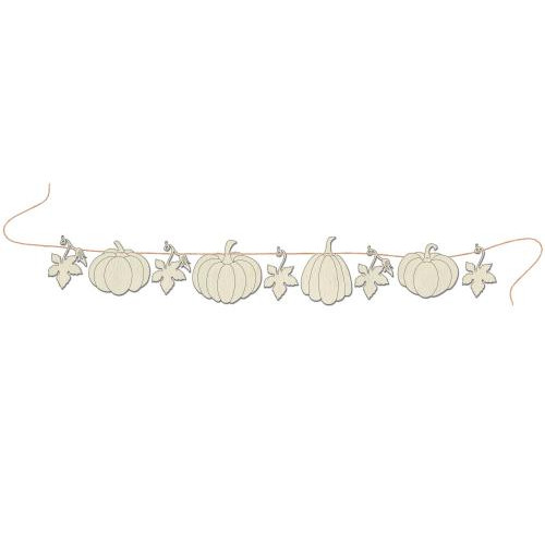 Бумажная гирлянда Тыквы FDCHG-001, Milk