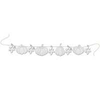 Паперова гірлянда Гарбузи FDCHG-001, Silver  