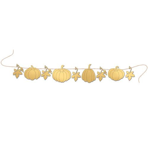 Бумажная гирлянда Тыквы FDCHG-001, Gold