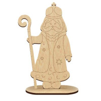 Деревянная заготовка для декорирования Святой Николай №555 на подставке