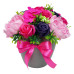 Цветочная композиция Розовое вдохновение, 250 x 250 x 260 мм