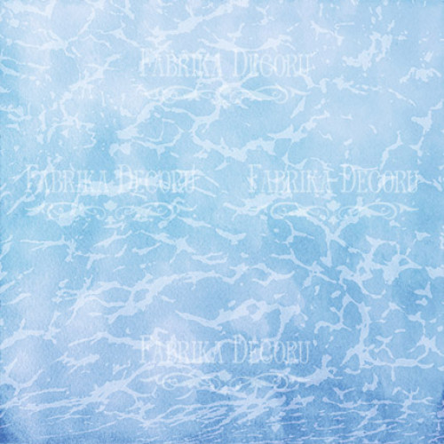 Лист двусторонней бумаги для скрапбукинга Sea Breeze 20,5х20,5 см