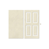 Набор чипбордов Двери филенка, 10х15 см, №830, Молоко