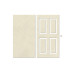 Набор чипбордов Двери филенка, 10х15 см, №830, Молоко
