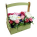Флористическая интерьерная композиция Цветочная серенада, 350 x 250 x 250 мм