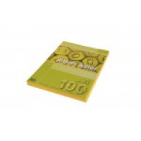 Кольоровий папір Жовтий А4, 80 г/м², 100 аркушів  