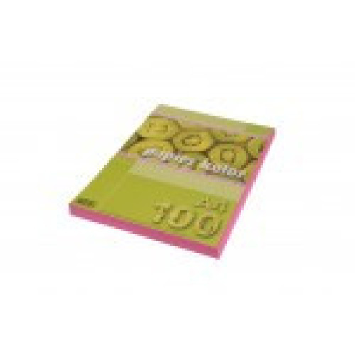 Цветная бумага Розовая А4, 80 г/м², 100 листов