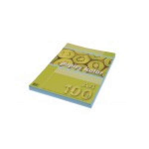 Цветная бумага Светло-голубая А4, 80 г/м², 100 листов