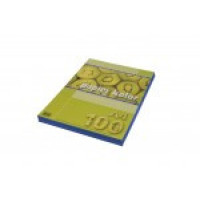 Цветная бумага Синяя А4, 80 г/м², 100 листов