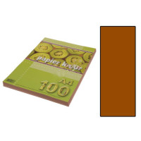 Папір А4 коричневий, 100 аркушів  