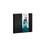Скетчбук для акварели 100% хлопок Hahnemuhle WC Book Deckle Edge, 14x14 см, 30 листов, 250 г/м2