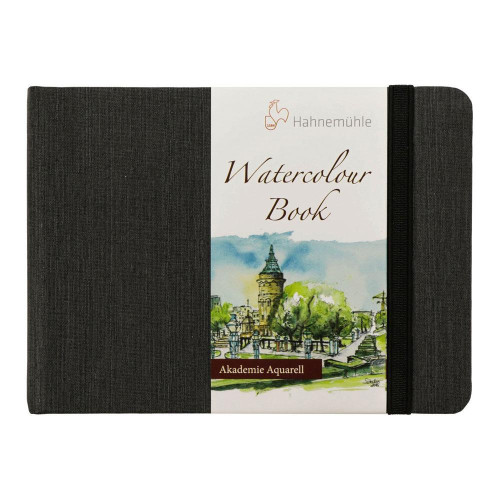 Акварельний скетчбук Watercolour Book WC Book Deckle Edge, 20,5x15,3 см (альбомный формат) 250 г/м2, 30 листов