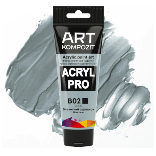 Акриловая краска Голубой туман B02, Art Kompozit 75 мл