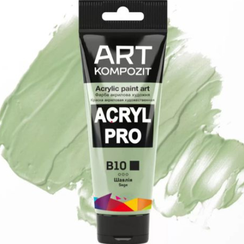 Акриловая краска Шалфей B10, Art Kompozit 75 мл