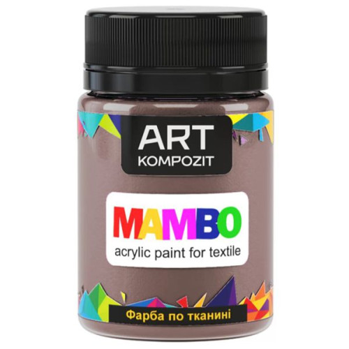Акрилова фарба для ткани Гарячий шоколад 110 Art Kompozit, 50 мл  