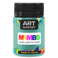 Акриловая краска для ткани Турецкий зеленый 114, Art Kompozit 50 мл