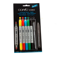 Набір маркерів Copic Ciao – Яскраві кольори (5 шт. + лайнер 0.3)  