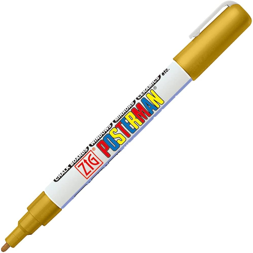 Маркер Posterman Fine 2 мм Золото 101PMA, Zig Kuretake