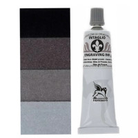 Краска для печати Теплый черный 50, Renesans Intaglio Ink 60 мл