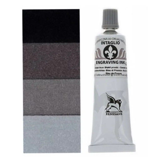 Краска для печати Теплый черный 50, Renesans Intaglio Ink 60 мл