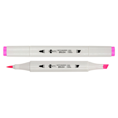 Акварельный маркер Ярко-розовый SM-53, SANTI sketch Bright Pink