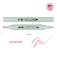 Маркер спиртовой Нежно-розовый 198, SANTI Brush