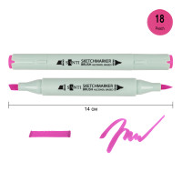 Маркер спиртовой Фуксия 18, SANTI Brush