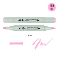 Маркер спиртовий Світло-рожевий 138 SANTI Brush