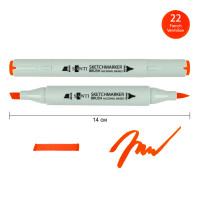 Маркер спиртовой Французская киноварь 22, SANTI Brush