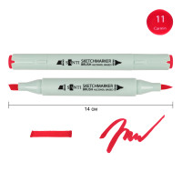 Маркер спиртовой Кармин 11, SANTI Brush