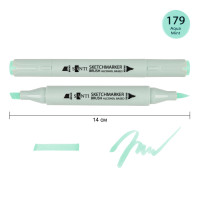 Маркер спиртовой Светло-мятный 179, SANTI Brush