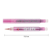 Маркер-кисть акварельный глиттерный Винтажный розовый 17, SANTI Glitter Brush