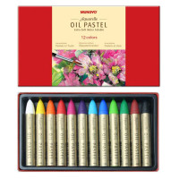 Набор масляной акварельной пастели MUNGYO, 12 цвета MAO-12