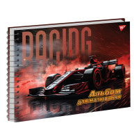 Альбом для малювання YES А4, 40 аркушів, спіраль Racing  