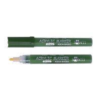 Маркер акриловый SANTI SAC-20 зеленый хаки 2 мм