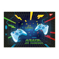 Альбом для малювання YES А4, 20 аркушів, скоба з перфорацією Альбом для малювання YES А4, 20 аркушів, скоба з перфорацією