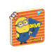 Блокнот на спирали Minions 11x11 см 80 листов