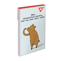 Блокнот в клетку А7 48 листов YES Let`s be friends