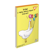 Блокнот в клетку А7 48 листов YES Гусь