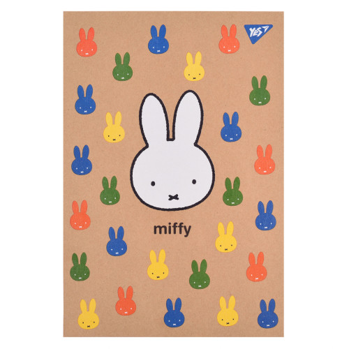 Блокнот в клетку Miffy В5 (17,6x25 см) 80 листов