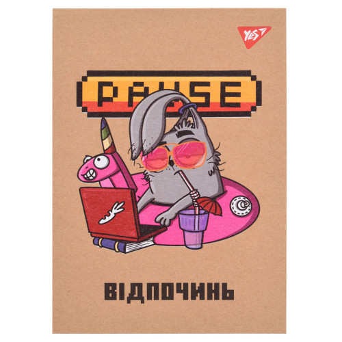 Блокнот в клетку Urban animals В6 (13x18,4 см) 80 листов