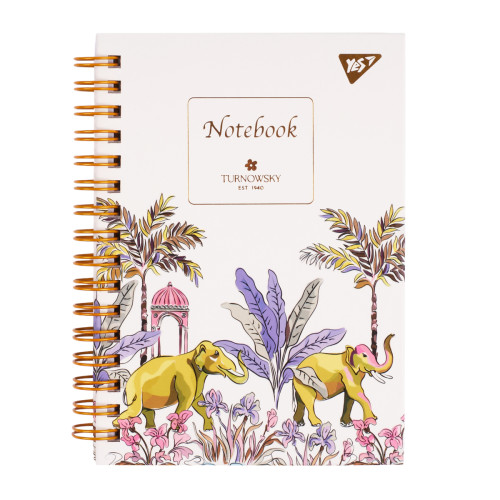 Блокнот на спирали в клетку А6 64 листа 7БЦ YES Turnowsky