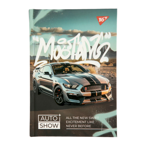 Блокнот в клетку А6 64 листа 7БЦ YES Auto show Ford