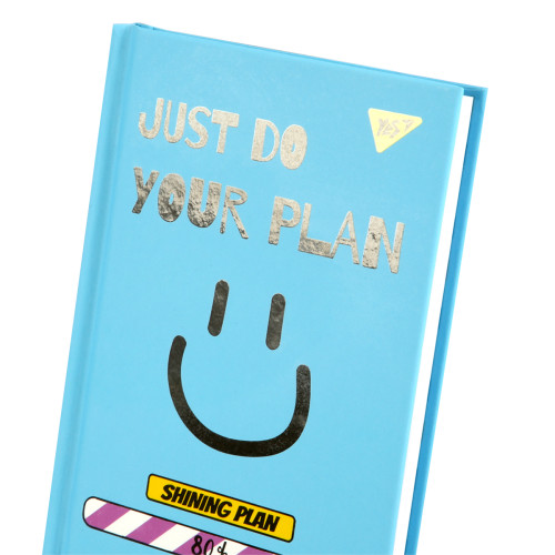 Блокнот в клетку А6 64 листа 7БЦ YES Smile Blue Блокнот в клетку А6 64 листа 7БЦ YES Smile Blue