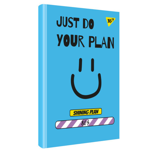 Блокнот в клетку А6 64 листа 7БЦ YES Smile Blue Блокнот в клетку А6 64 листа 7БЦ YES Smile Blue