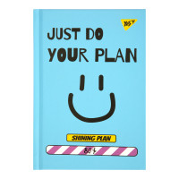 Блокнот у клітинку А6, 64 аркуші, 7БЦ YES Smile Blue  