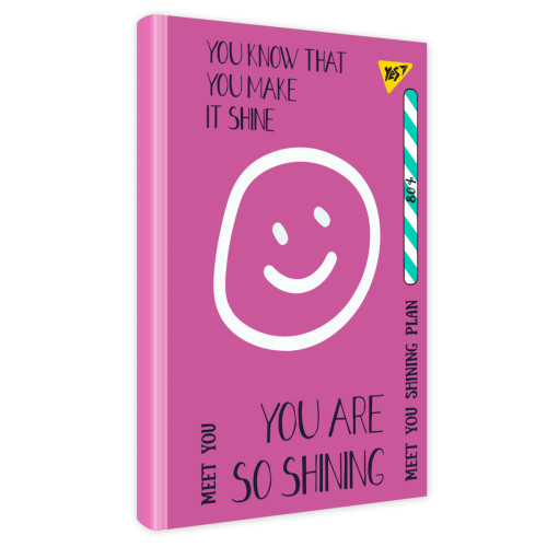 Блокнот в линию А6 64 листа 7БЦ YES Smile Блокнот в линию А6 64 листа 7БЦ YES Smile