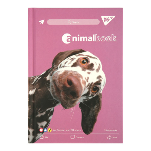Блокнот в точку А6 64 листа 7БЦ YES Animalbook